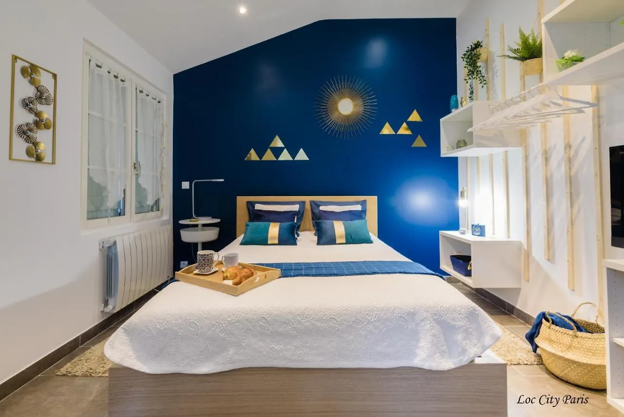 Studio Bleu - Parc Asterix - Mer De Sable - Villepinte - Aeroport Cdg Vemars Apartment
